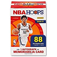 2020/21 Panini Hoops NBA Basketball BLASTER box (88 cards/bx incl. ONE Memorabilia or Autograph card)