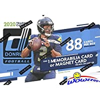 2020 Donruss NFL Football EXCLUSIVE Factory Sealed Retail Box with MEMORABILIA or MAGNET Card & 11 ROOKIES! Look for RC…