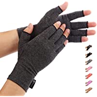 Duerer Arthritis Compression Gloves Women Men for RSI, Carpal Tunnel, Rheumatiod, Tendonitis, Fingerless Gloves for…