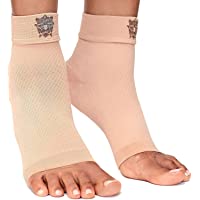 Bitly Plantar Fasciitis Compression Socks for Women & Men - Best Ankle Compression Sleeve, Nano Brace for Everyday Use…