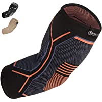 Kunto Fitness Elbow Brace Compression Support Sleeve (Shipped From USA) for Tendonitis, Tennis Elbow, Golf Elbow…