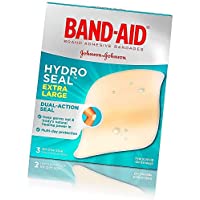 Hydro Seal Extra Large Adhesive Bandages for Wound Care & Blisters, All Purpose Waterproof Blister Pad & Hydrocolloid…