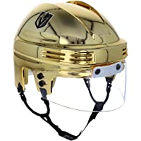 Vegas Golden Knights Unsigned Sportstar Gold Chrome Mini Helmet - NHL Unsigned Miscellaneous