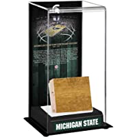 Michigan State Spartans 2000-2016 Sublimated Tall Display Case with Game-Used Court - Other College Game Used Items