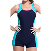 beautyin Women's One Piece Athletic Racerback Swimsuit Slimming Bathing Suit