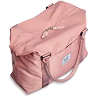 Womens travel bags, weekender carry on for women, sports Gym Bag, workout duffel bag, overnight shoulder Bag fit 15.6…