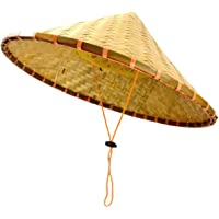 Chinese Bamboo Coolie Hat for Men Women