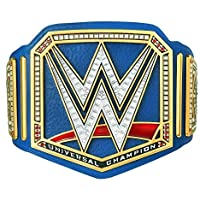 WWE Authentic Wear Universal Championship Blue Commemorative Title Belt Blue