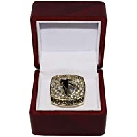 Falcons Football (Cunningham) 1998 NFC World Champions (16-3 Season Record) Collectible Replica Gold Championship Ring…