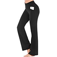 IUGA Bootcut Yoga Pants with Pockets for Women High Waist Workout Bootleg Pants Tummy Control, 4 Pockets Work Pants for…