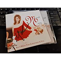 MARIAH CAREY signed"All I Want For Christmas" CD cover (new CD included)