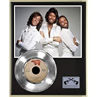 Bee Gees New York Mining Disaster 1941 Silver Record Display Wood Plaque