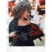 OLIVIA NEWTON JOHN silver signed classic"Grease" 8x10 photo/Beckett Authenticated