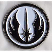 SW Return of the Jedi-Jedi Order Black/White Logo Pin sm