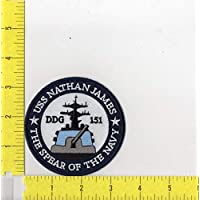 The Last Ship USS Nathan James 3" Logo Iron on patch sm