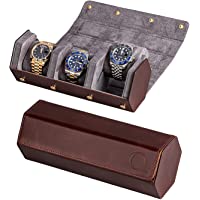 Genuine Leather Watch Case for men | Watch Roll Travel Case | Storage Organizer & Display | Watch accessory | Luxury…