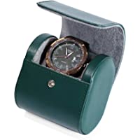Besforu Watch Roll Travel Case for Men and Women with Suede Lining Watch Display Box Single Watch Storage and Organizer…