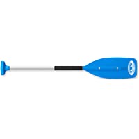 Crooked Creek 4-1/2-foot Synthetic Boat Paddle, Blue - Features a Hybrid Grip for Full Palm Support and More Natural…