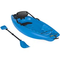 Best Choice Products Sports 6' Kids Kayak with Paddle and Backrest- Blue
