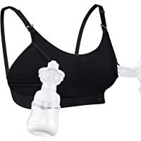 Hands Free Pumping Bra, Momcozy Adjustable Breast-Pumps Holding and Nursing Bra, Suitable for Breastfeeding-Pumps by…