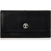 Timberland Women's Leather RFID Flap Wallet Clutch Organizer, Castlerock (Nubuck), One Size