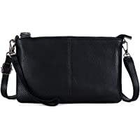 Befen Leather Wristlet Clutch Wallet Purses Small Flat Crossbody Bags for Women
