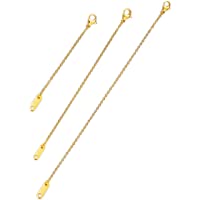 Altitude Boutique 18k Gold Plated Necklace Extenders Delicate Necklace Extender Chain Set for Women 3 Piece Set…