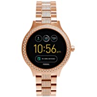 Fossil Q Women's Q Venture Stainless Steel Touchscreen Smart Watch with Stainless-Steel Strap, Rose Gold, 18 (Model…