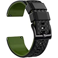 Ritche Silicone Watch Bands 18mm 19mm 20mm 21mm 22mm 23mm 24mm Quick Release Rubber Watch Bands for Men