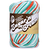 Lily Sugar 'N Cream The Original Ombre Yarn, 2oz, Gauge 4 Medium, 100% Cotton, Ahoy - Machine Wash & Dry