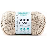 Lion 640-123E Wool-Ease Thick & Quick Yarn , 97 Meters, Oatmeal