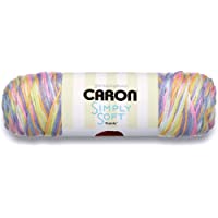 Caron Simply Soft Paints Yarn (4) Medium Worsted Gauge 100% Acrylic - 5oz - Brights - Machine Wash & Dry