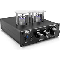 Bluetooth Tube Amplifier Stereo Receiver - 600W Home Audio Desktop Stereo Vacuum Tube Power Amplifier Receiver w/ 2…
