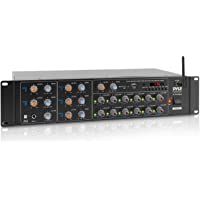 12-Channel Wireless Bluetooth Power Amplifier - 6000W Rack Mount Multi Zone Sound Mixer Audio Home Stereo Receiver Box…