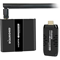 Diamond Wireless HDMI Extender Kit, TV Transmitter & Receiver for HD 1080p, Stream Video content from: Laptops, PC…