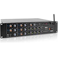 8-Channel Wireless Bluetooth Power Amplifier - 4000W Rack Mount Multi Zone Sound Mixer Audio Home Stereo Receiver Box…