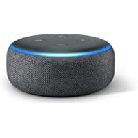 Certified Refurbished Echo Dot (3rd Gen) - Smart speaker with Alexa - Charcoal