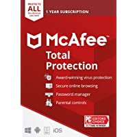 McAfee Total Protection 2022 | Unlimited Devices | Antivirus Internet Security Software | VPN, Password Manager, Dark…