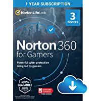 Norton 360 for Gamers 2022 Multiple layers of protection for up to 3 Devices – Includes Game Optimizer, Gamer tag…