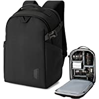 BAGSMART Camera Backpack, DSLR SLR Camera Bag Fits up to 13.3 Inch Laptop Water Resistant with Rain Cover, Tripod Holder…