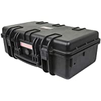 Monoprice Weatherproof Hard Case - 22 x 14 x 8 Inches - With Customizable Foam, IP67, Shockproof, Customizable Name…