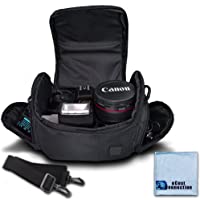 Medium Soft Padded Camera Equipment Bag / Case for Nikon, Canon, Sony, Pentax, Olympus Panasonic, Samsung & Many More