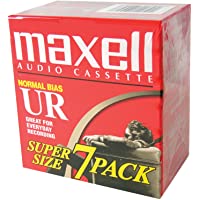 Maxell 108575 Optimally Designed for Voice Recording Brick Packs with Low Noise Surface - 90 Minute Audio Cassettes, 7…
