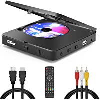 Super Mini Blu-ray Disc Player for TV,1080P Blue-ray HD DVD Player, Portable CD HD Player Home Theater Disc Player, with…
