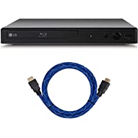 LG BP175 Blu-Ray DVD Player, with HDMI Port Bundle (Comes with a 6 Foot HDMI Cable)