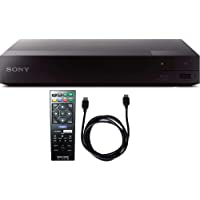 Sony Streaming Blu-ray Disc Player with Wi-Fi (BDP-S3700) with 6ft High Speed HDMI Cable