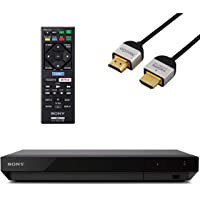 NeeGo Sony UBP-X700 Streaming 4K Ultra HD 3D Hi-Res Audio Wi-Fi and Bluetooth Built-in Blu-ray Player with A 4K HDMI…