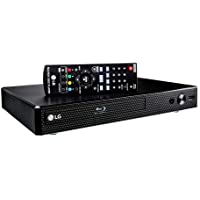 LG BP350 Blu-ray Disc & DVD Player Full HD 1080p Upscaling with Streaming Services, Built-in Wi-Fi, HDMI Output and…