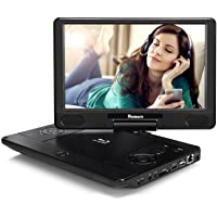NAVISKAUTO 12 Inch Portable Blu Ray DVD Player with Rechargeable Battery Support HDMI Out MP4 1080P Dolby Audio Sync…