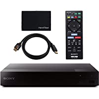 Sony Blu-ray Player BDP BX370 with WiFi for Video Streaming and Screen Mirroring | HD Blu-ray Disc Playback, DVD…